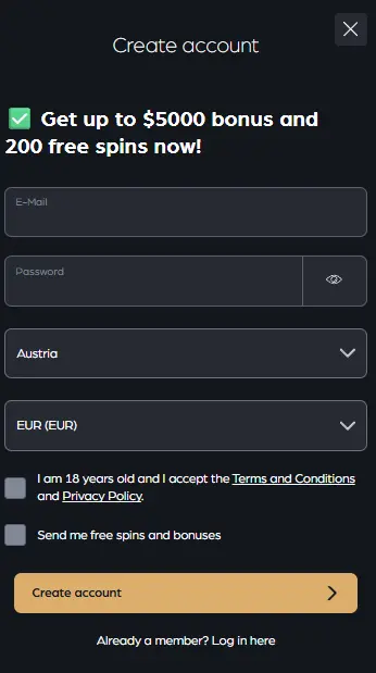 Login & Registration Guide create